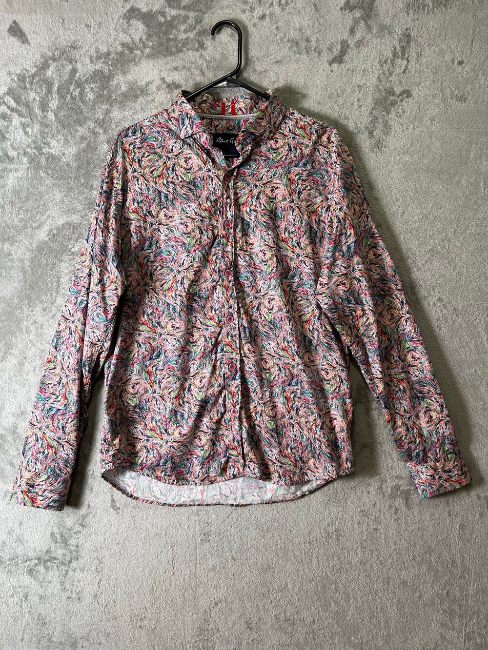 Robert Graham Puro Beach Rainbow Swirl Button Down Shirt Psychedelic Men’s Large